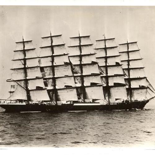 [Sailing ship "Preussen"]