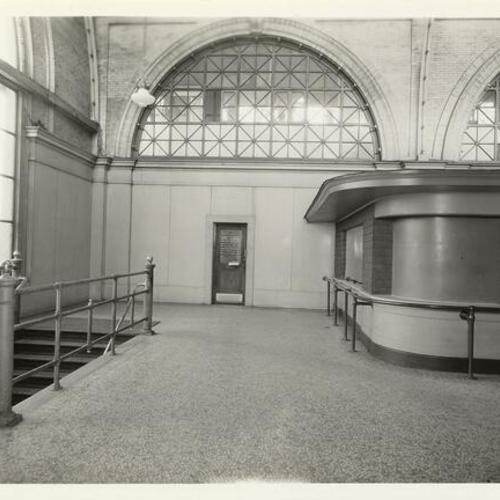 [Interior of north end of Ferry Building]