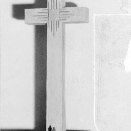 [Model of Mt. Davidson Cross]