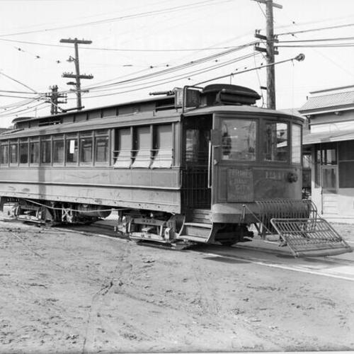 [United Railroad streetcar number 1240 on 14 Daly City line]
