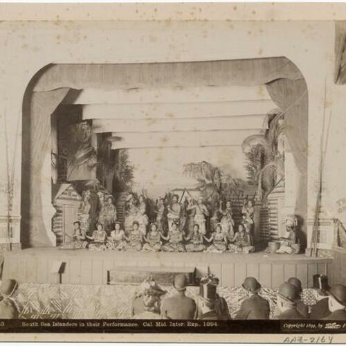 8343. South Sea Islanders in their performance. Cal. Mid. Inter. Exp., 1894.