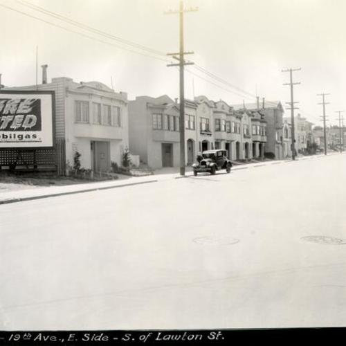 [East side of 19th Avenue, south of Lawton Street]