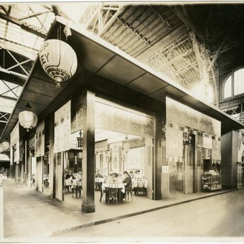 [Chinese restaurant inside the Palace of Food Products, Panama-Pacific International Exposition]
