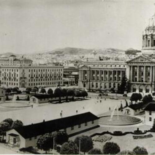 [Photograph of potential redevelopment plans for the Civic Center]