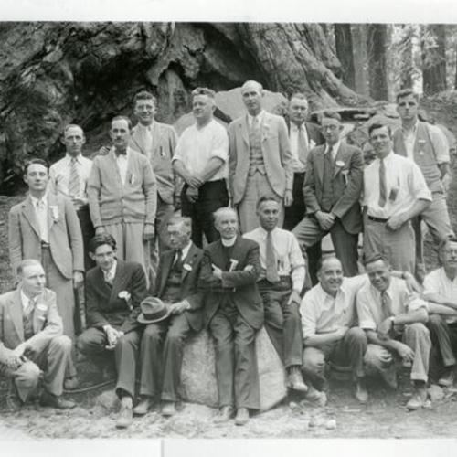 [Young Men's Institute vacation in Sequoia National Park]