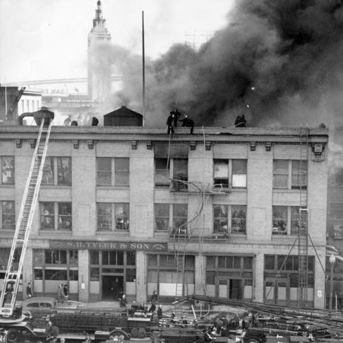 [Fire at S. H. Tyler & Sons at 154 Davis Street]