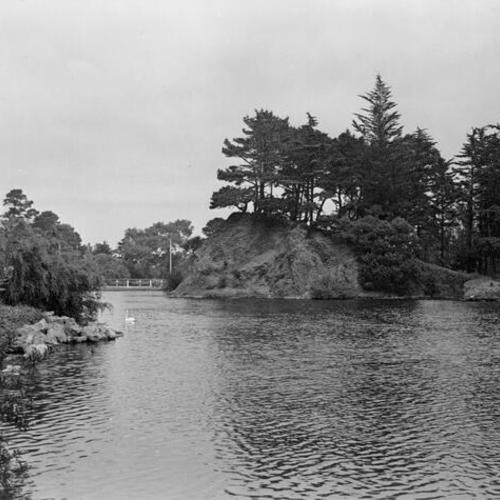 [Stow Lake in Golden Gate Park]