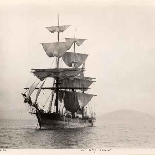 [Sailing ship, San Francisco Bay]