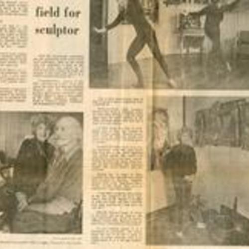 A new field for sculptor, San Francisco Examiner, January 24, 1975 (2 of 2)