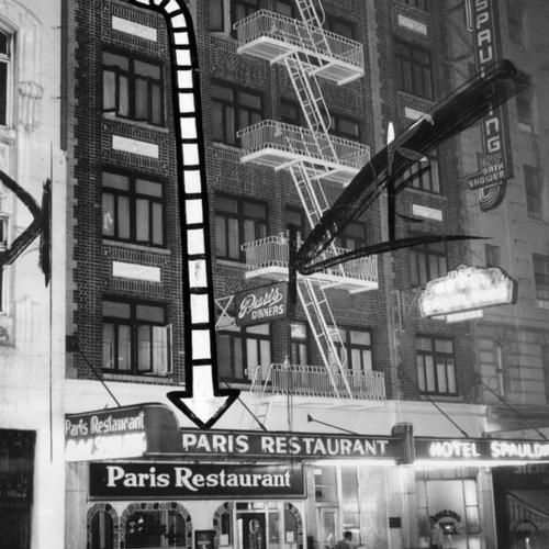 [Exterior of the Paris Restaurant]