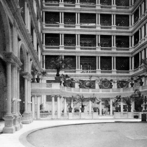 [Courtyard of the Palace Hotel]