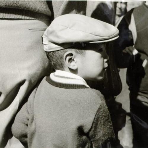 [Profile of a young boy]