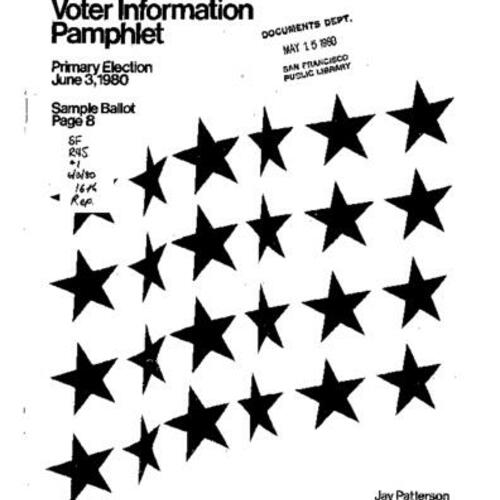 1980-06-03, San Francisco Voter Information Pamphlet