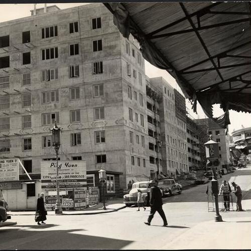 [Construction of the Ping Yuen Housing Project at Pacific and Grant Avenues]