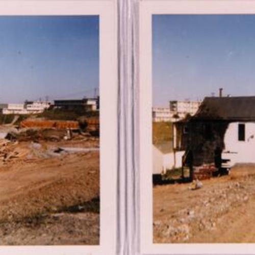 [Housing projects in Hunters Point being torn down and rebuilt]