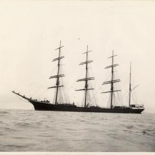 [Sailing ship "Wilhelm Tell"]