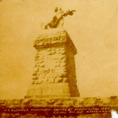 [Olympus monument, erected by Adolph Sutro in 1887]