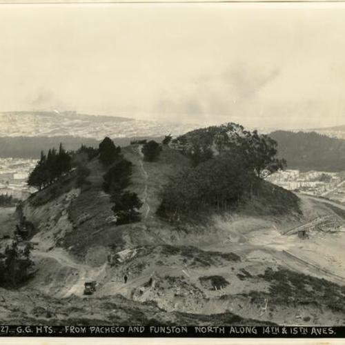 [Golden Gate Heights - from Pacheco and Funston, north along 14th and 15th avenues]