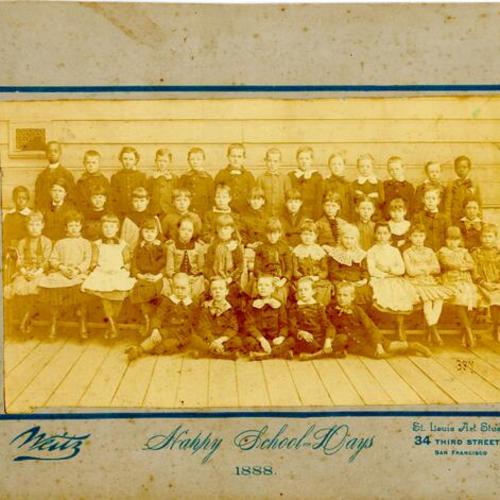 [Class photo at unidentified school, 1888]
