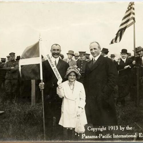 [Groundbreaking ceremony for the Puerto Rican Pavilion at the Panama-Pacific International Exposition]