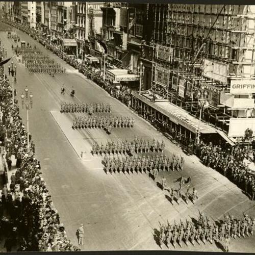 [U.S. Army draft 1917 parade]