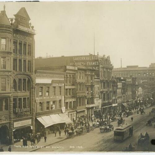 [South side of Market Street between 3rd and 4th streets]