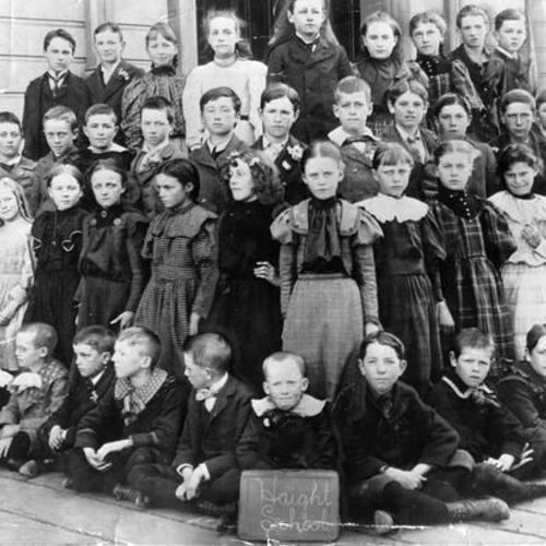 [Fifth grade class picture from Haight School]