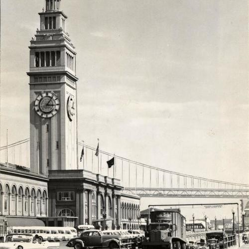 [View of the Embarcadero subway in front of the Ferry Building]