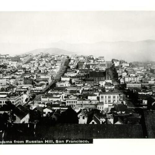 Panorama from Russian Hill, San Francisco