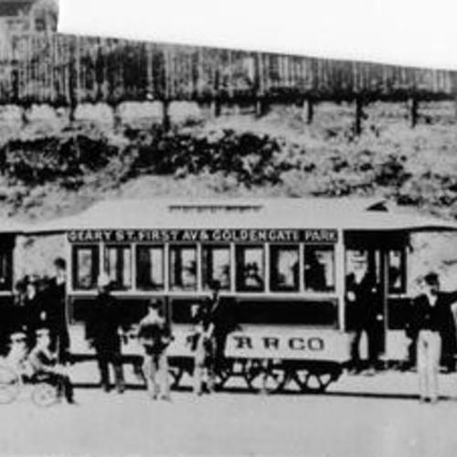 [Geary Street Steam Railroad Company train]