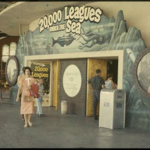 20,000 Leagues Under the Sea attraction entrance