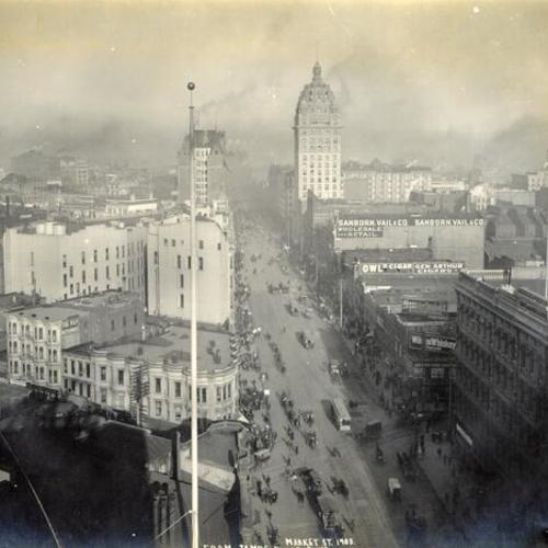 [Market Street, looking east from James Flood Building]