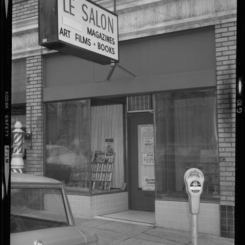 Exterior view of Le Salon, 1118 Polk Street
