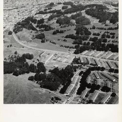 [Aerial view of McLaren Park]