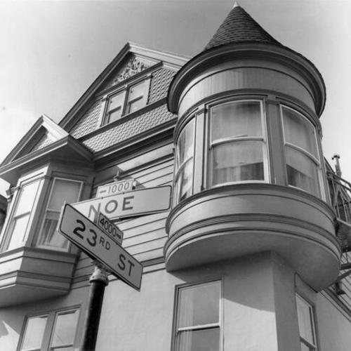 [House at the corner of Noe and 23rd streets]