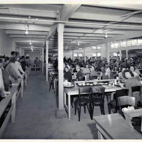 [Cafeteria at Hunters Point Naval Shipyard]