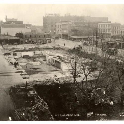 [Old Post Office site at Washington and Battery streets]