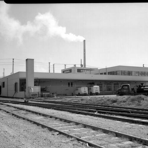 [South side of Hormel Factory, Evans Avenue & Army Street]