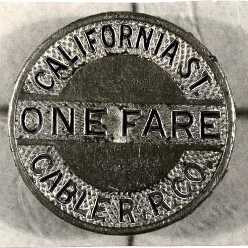 [California Street Cable Railroad Company token]