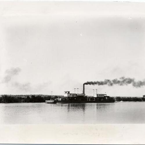 [Steam barge Acme on Sacramento River]