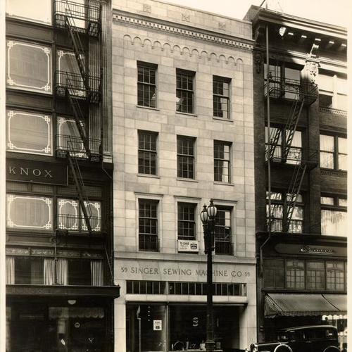 [Exterior of the Singer Sewing Machine Company]