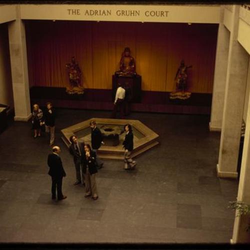 Adrian Gruhn Court inside Asian Art Museum