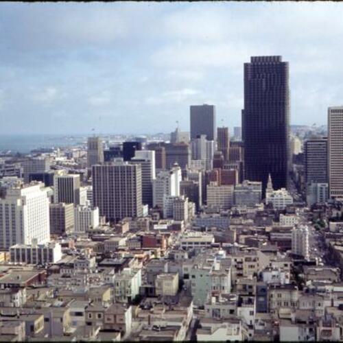 [View from Coit Tower looking Southeast]