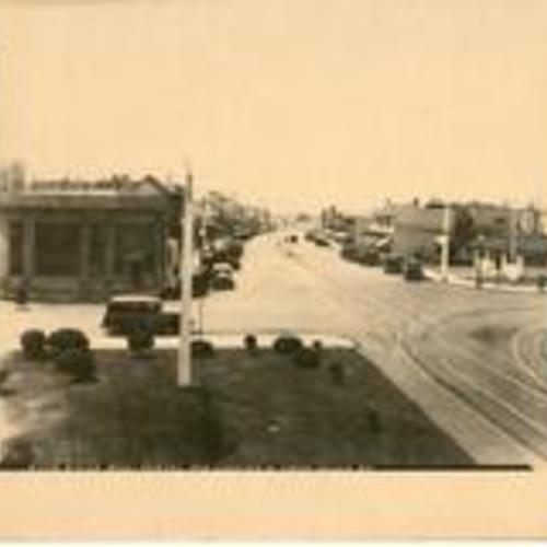 West Portal Ave From Tunnel; 1929