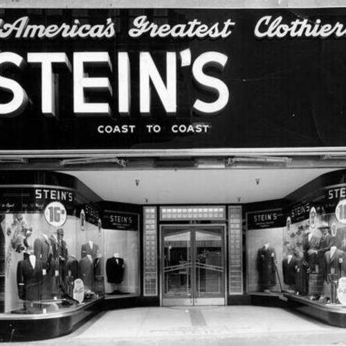 [Stein's Clothing Store]