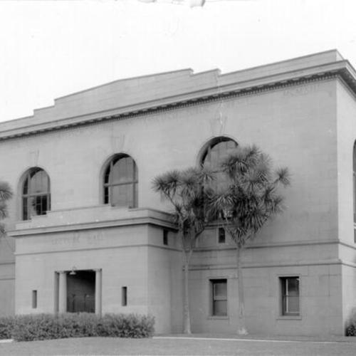 [Rear view of Richmond Branch Library]