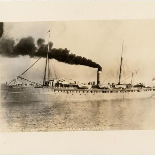 [Steamship "San Juan"]