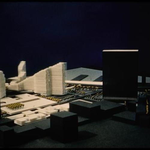 Embarcadero Center Plaza model