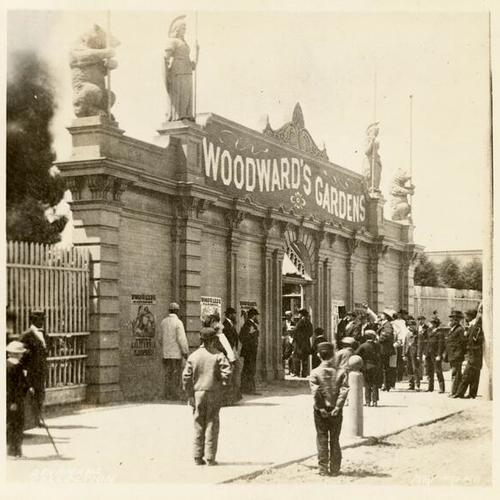 [Entrance to Woodward's Gardens]