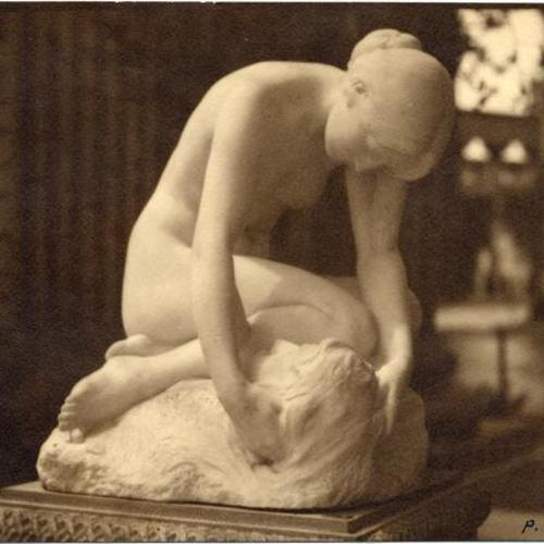 ["Muse Finding Head of Orpheus" by Edward Berge at the Panama-Pacific International Exposition]